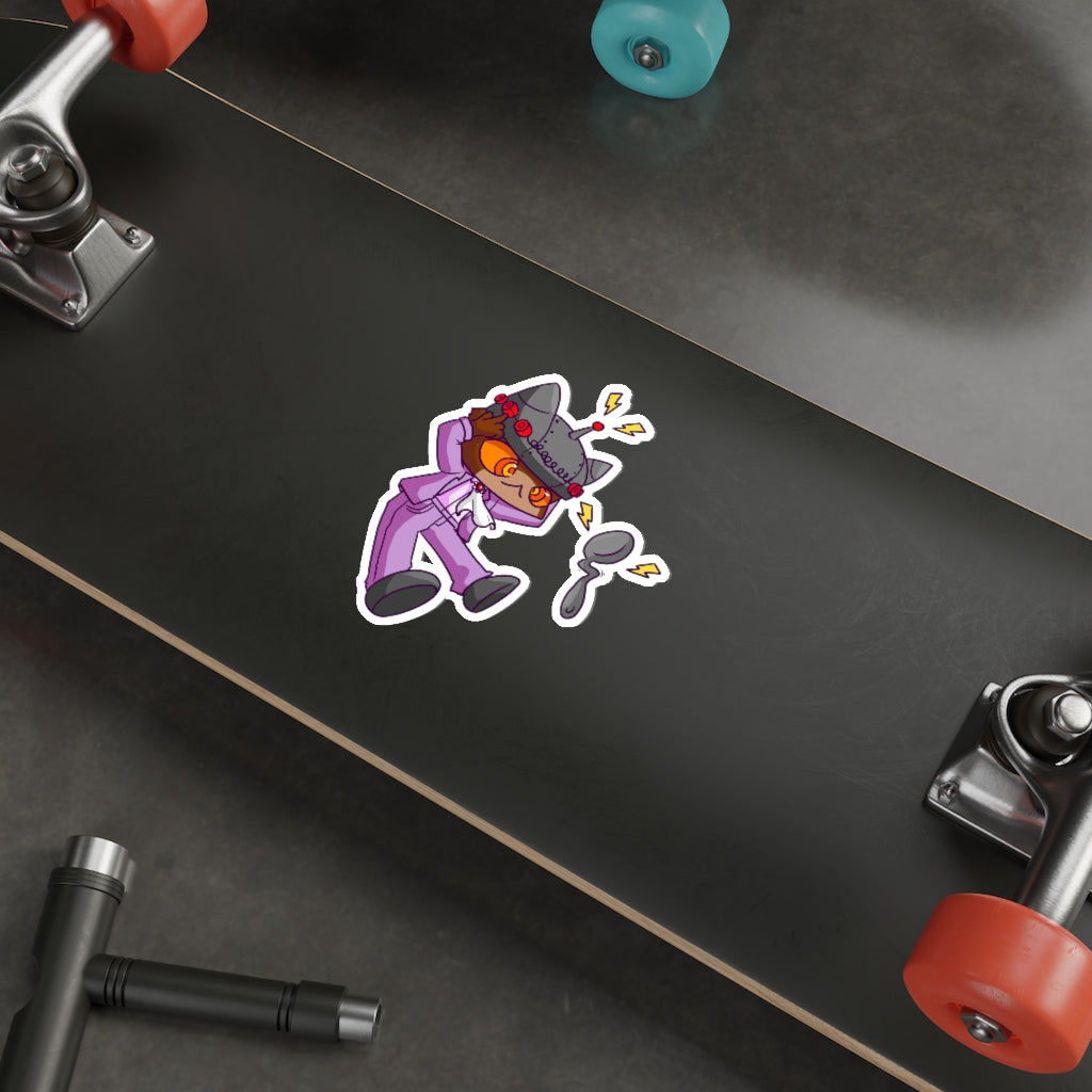 Psychic Cat Die-Cut Sticker