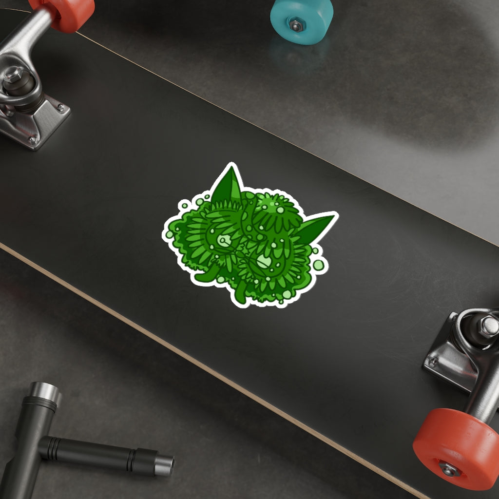 Bush Cat Die-Cut Sticker