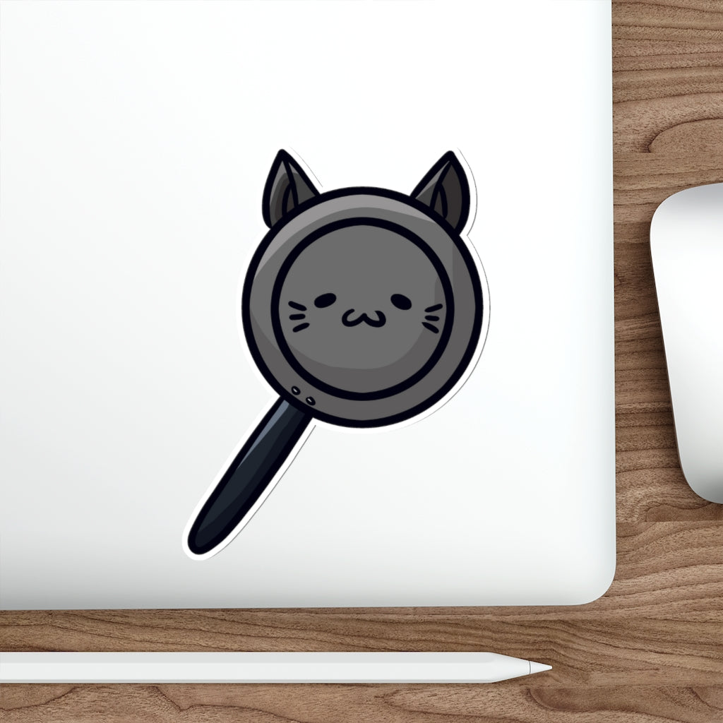 Pan Cat Die-Cut Sticker