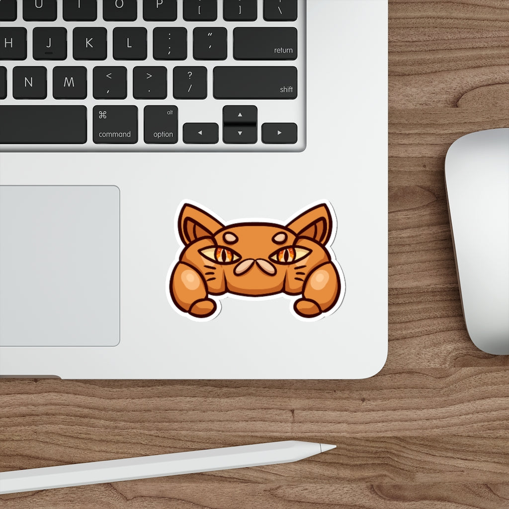 Croissant Cat Die-Cut Sticker