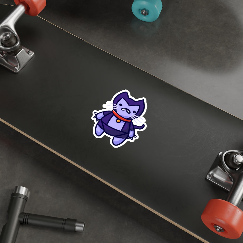 Plush Robot Cat Die-Cut Sticker