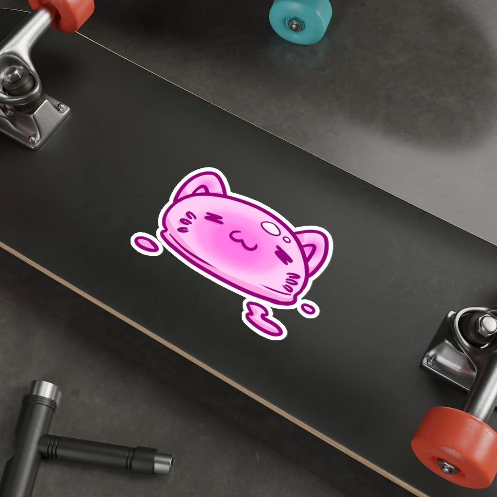 Slime Cat Die-Cut Sticker