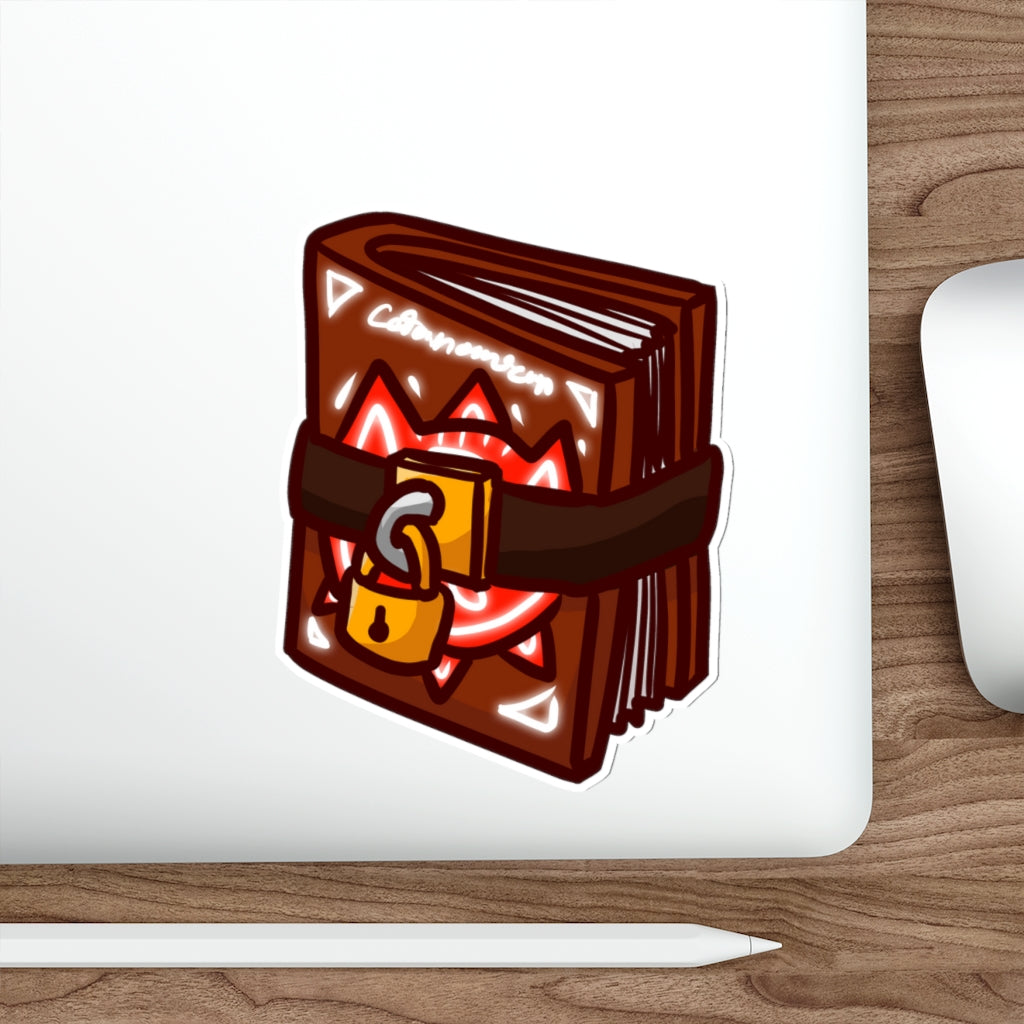 Grimoire Cat Die-Cut Sticker
