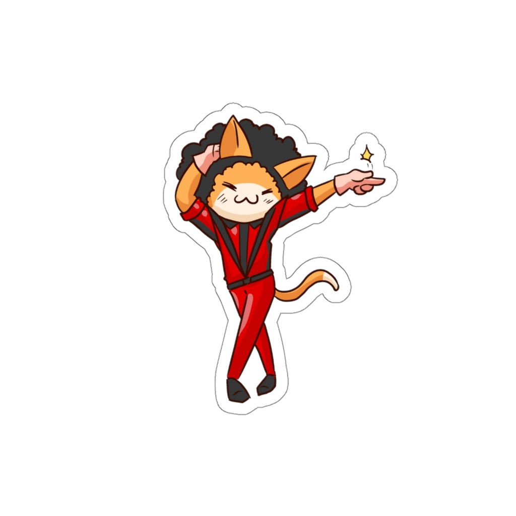 Pop Cat Die-Cut Sticker