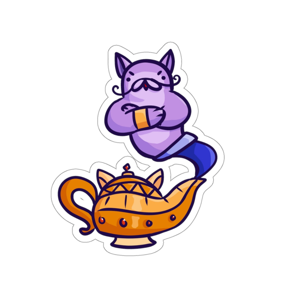 Djinn Cat Die-Cut Sticker