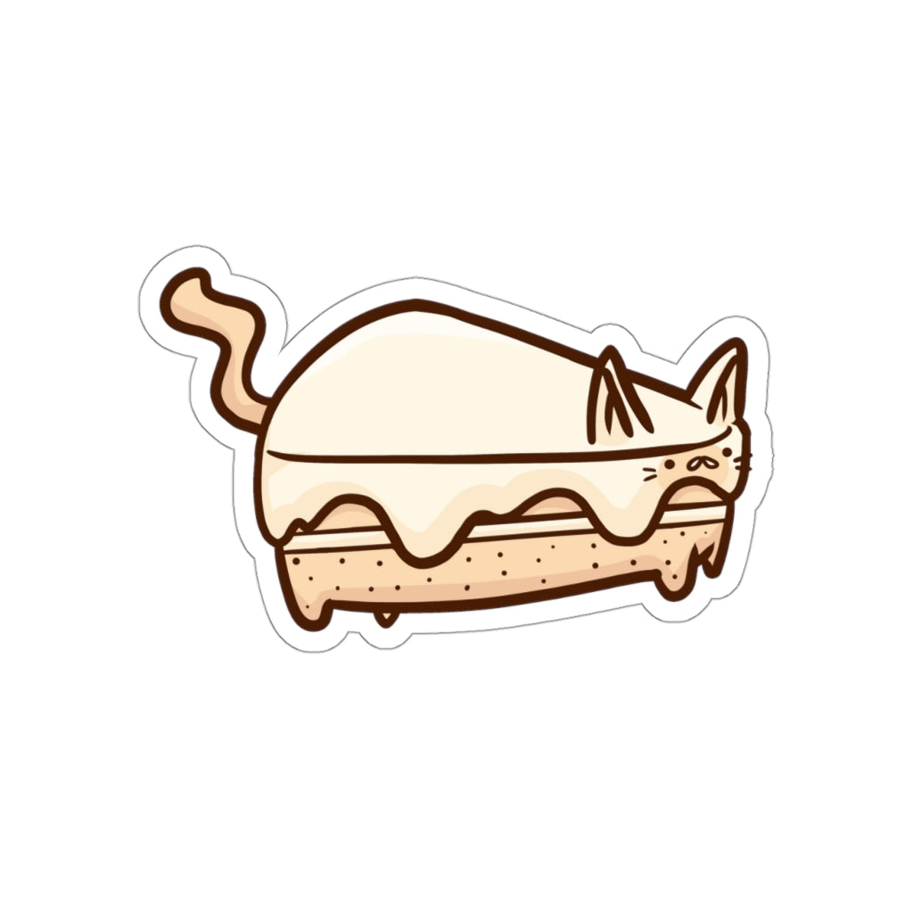 Cake Cat Die-Cut Sticker