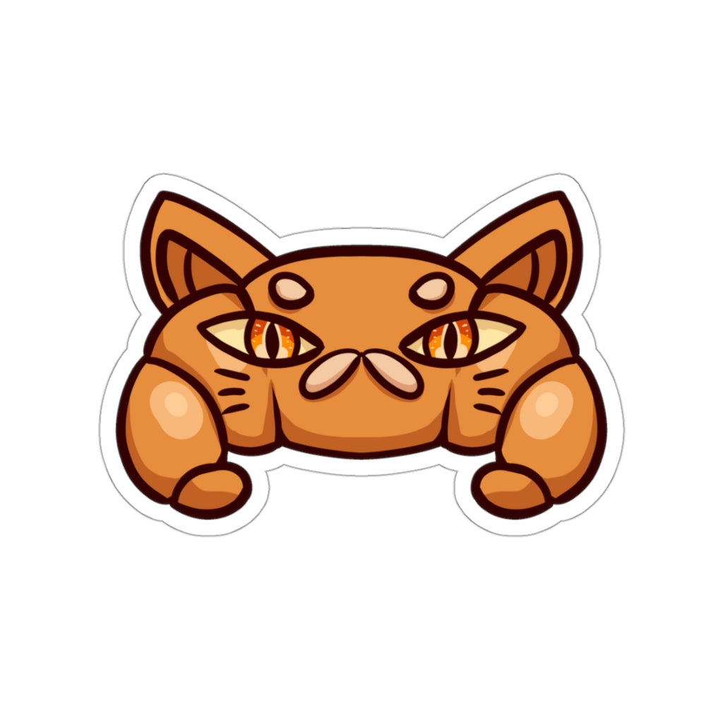 Croissant Cat Die-Cut Sticker