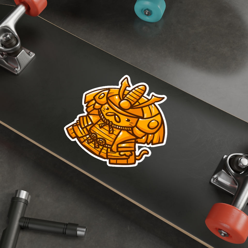 Shogun Cat Die-Cut Sticker