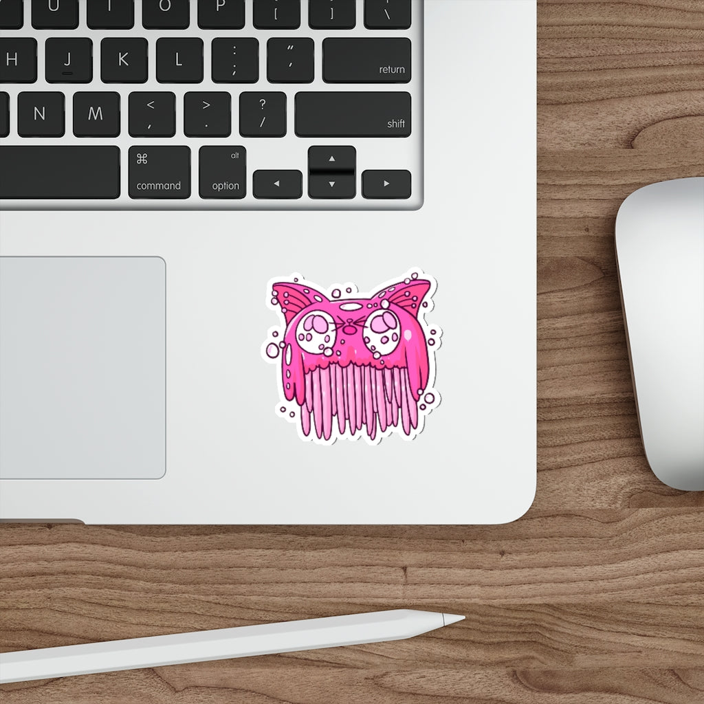 Tentacles Cat Die-Cut Sticker