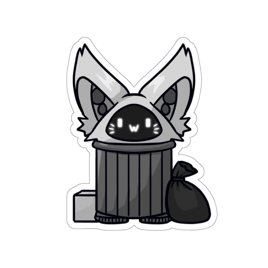 Trash Cat Die-Cut Sticker