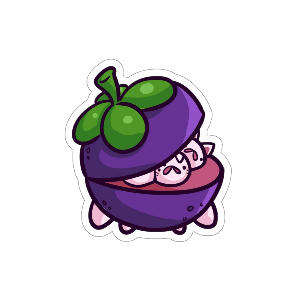 Mangosteen Cats Die-Cut Sticker