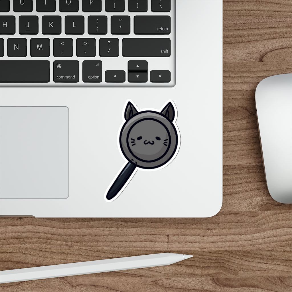 Pan Cat Die-Cut Sticker