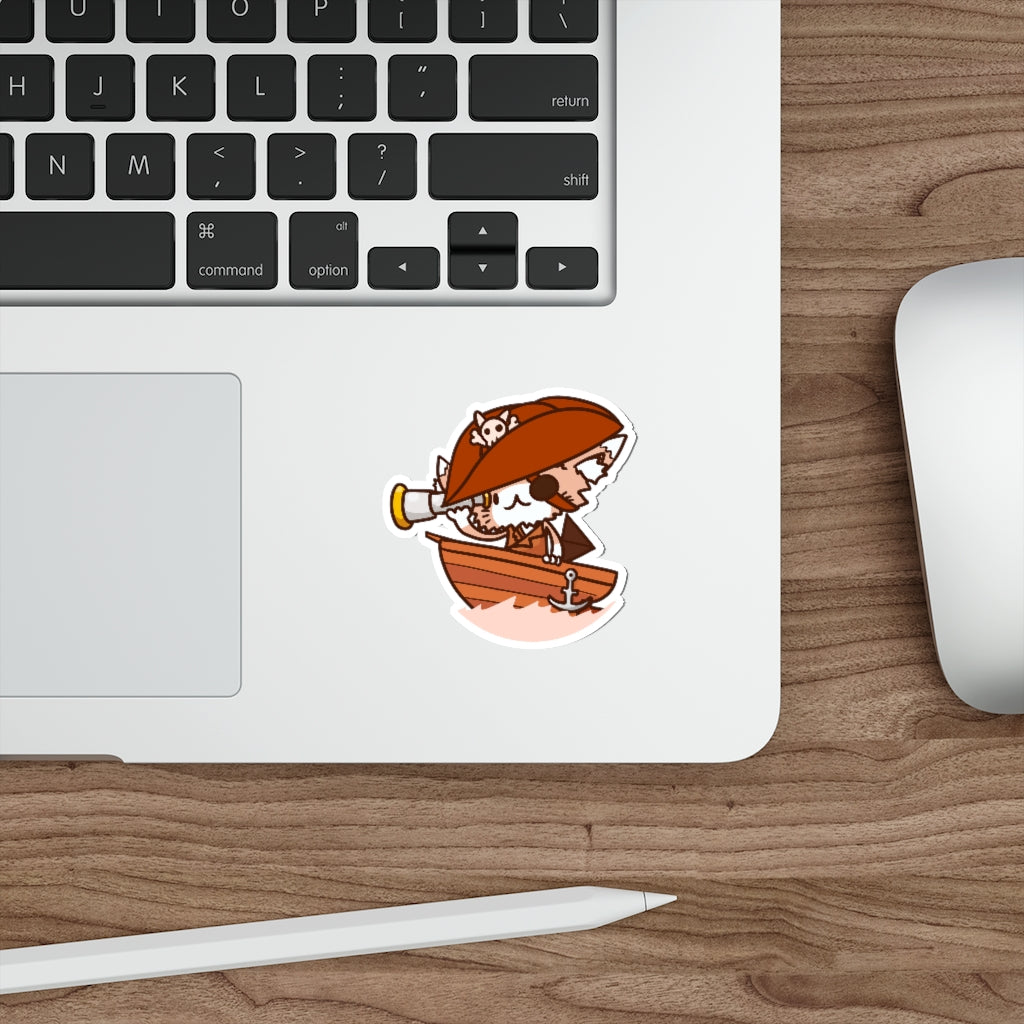 Pirate Cat Die-Cut Sticker