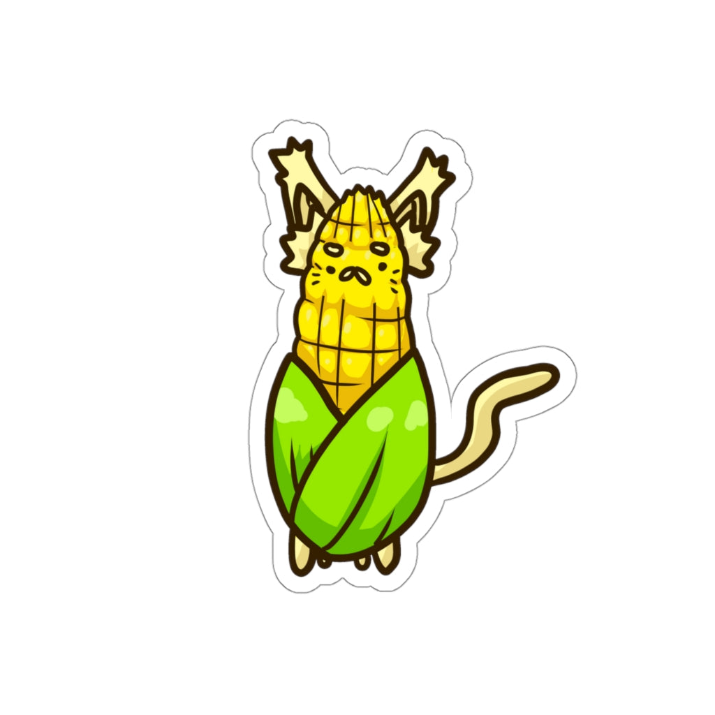 Corn Cat Die-Cut Sticker
