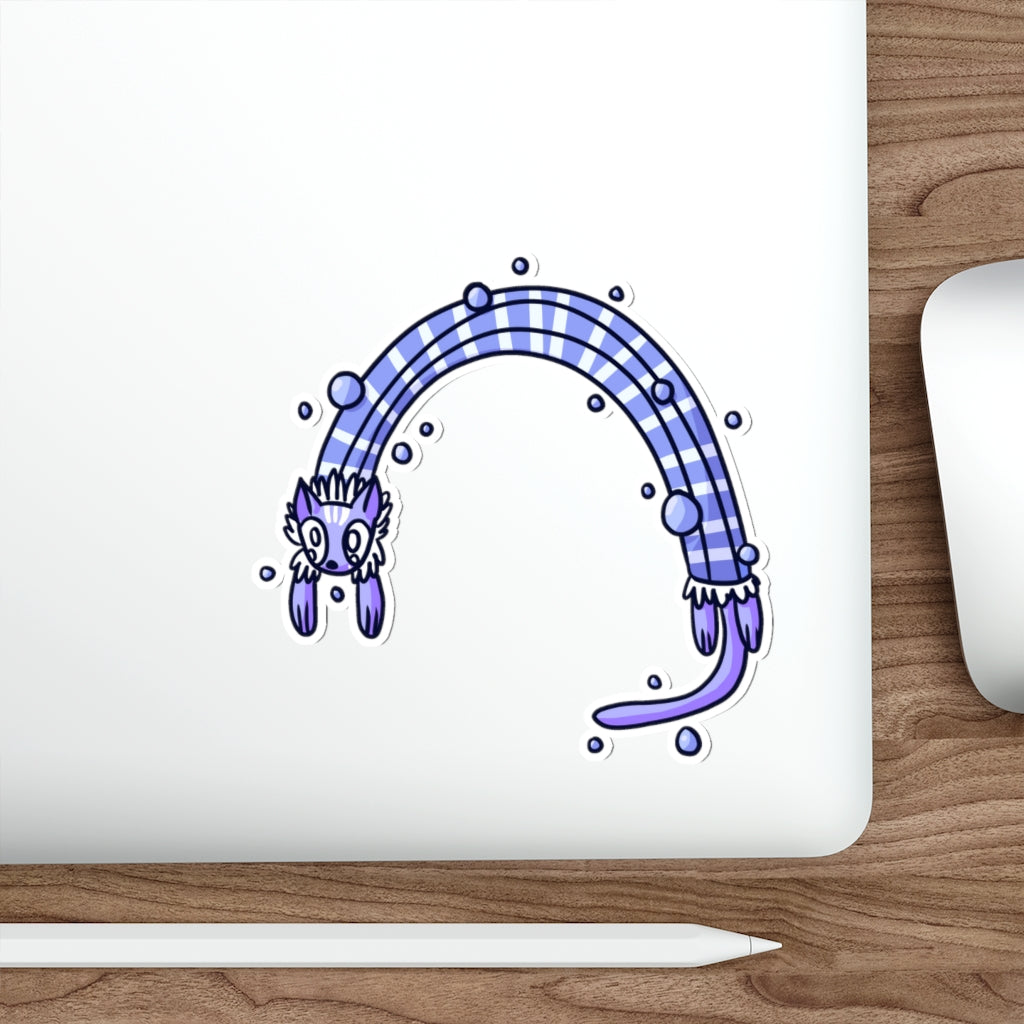 Long Cat Die-Cut Sticker