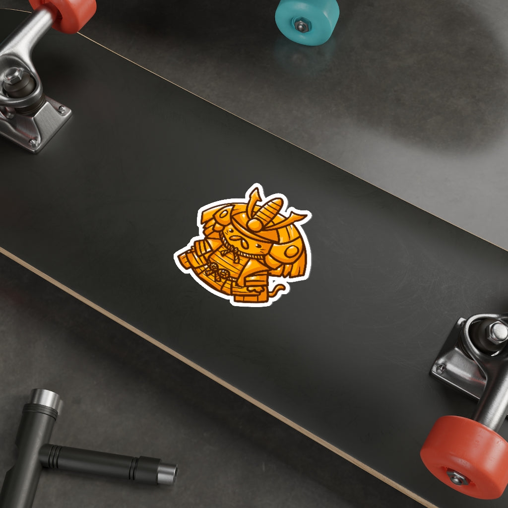 Shogun Cat Die-Cut Sticker
