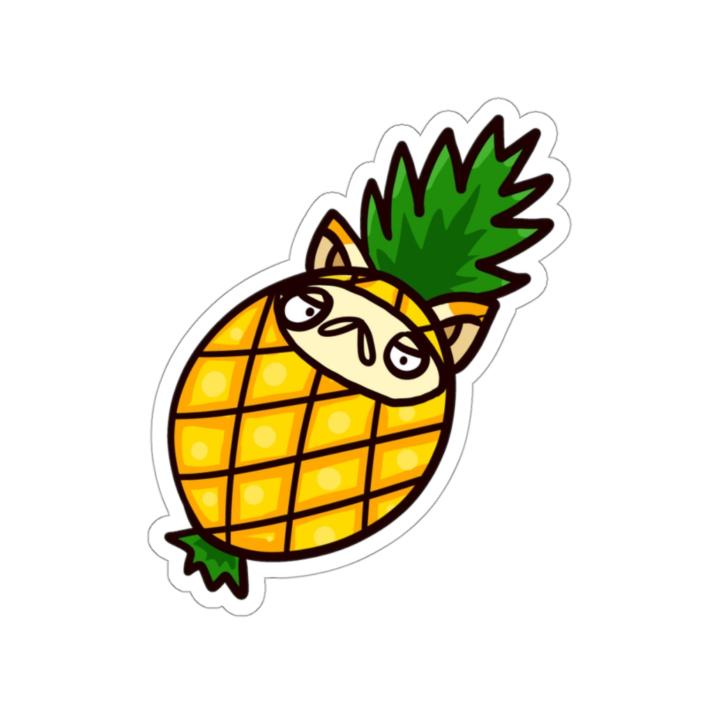 Pineapple Cat Die-Cut Sticker