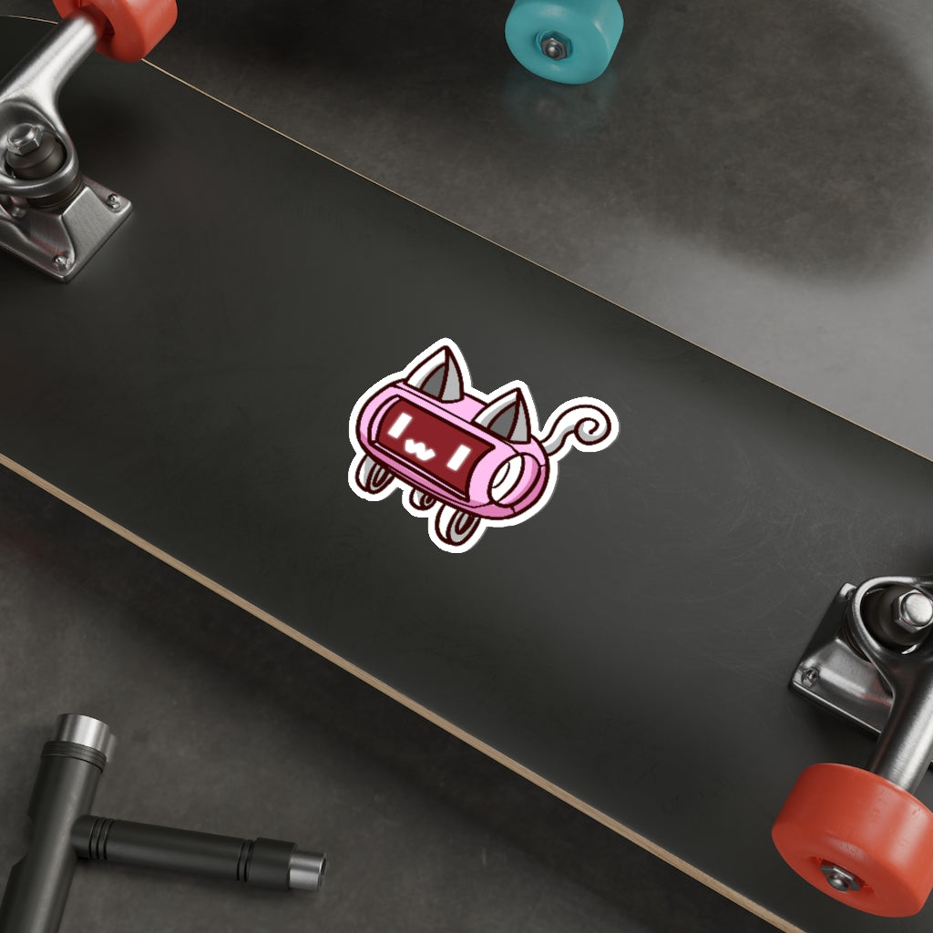 Speaker Cat Die-Cut Sticker