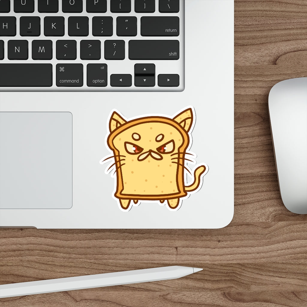 Bread Cat Die-Cut Sticker