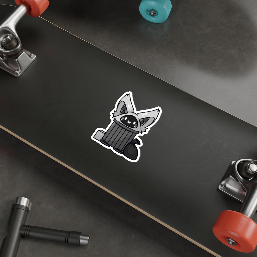 Trash Cat Die-Cut Sticker