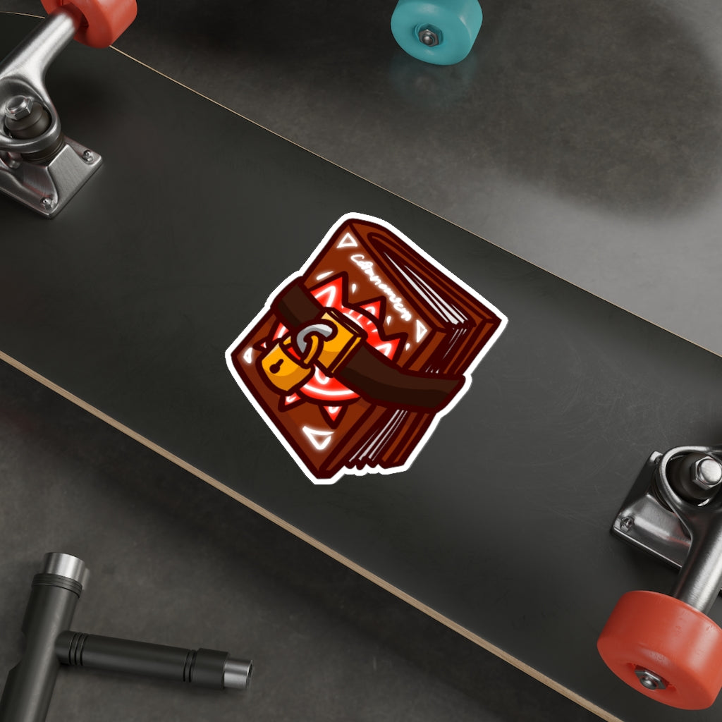Grimoire Cat Die-Cut Sticker