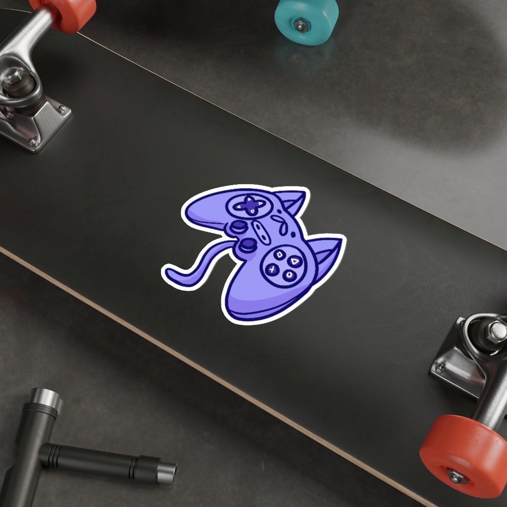 Controller Cat Die-Cut Sticker