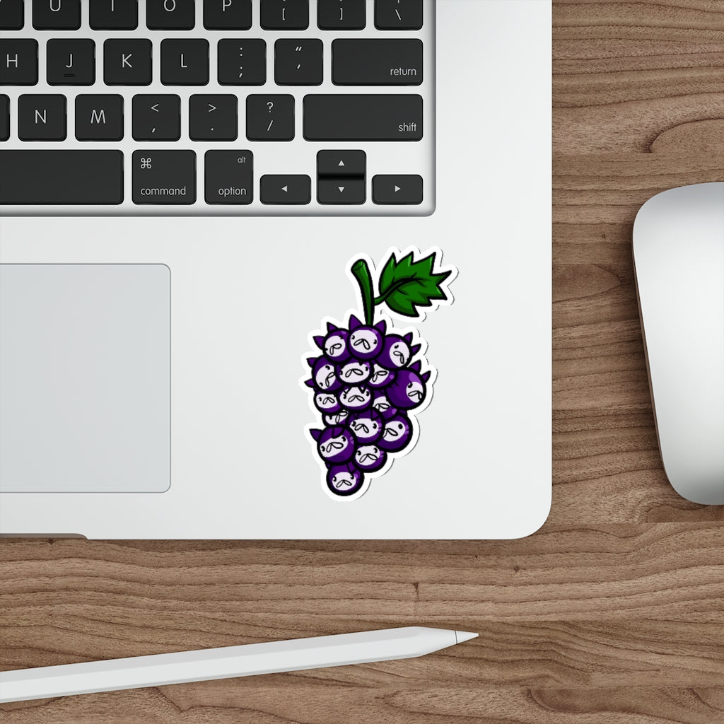 Grape Cats Die-Cut Sticker