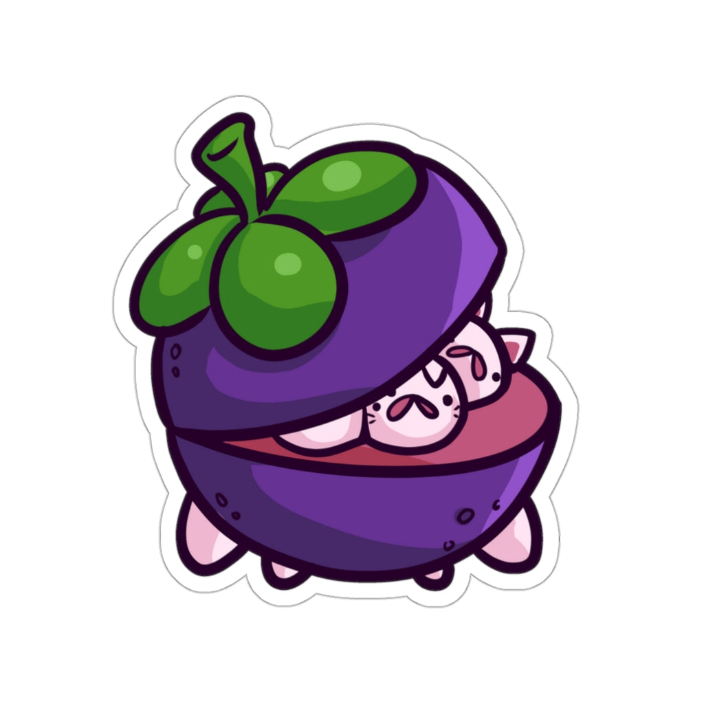 Mangosteen Cats Die-Cut Sticker