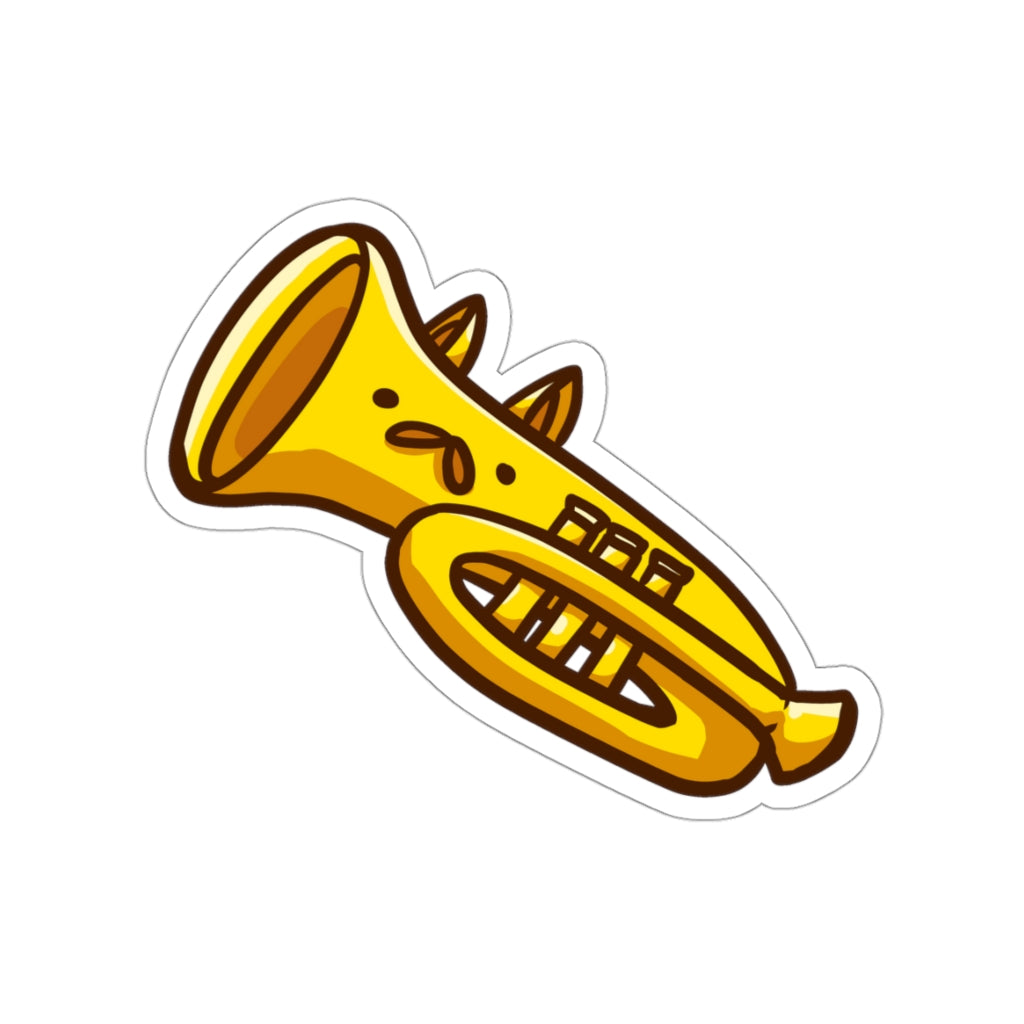 Cornet Cat Die-Cut Sticker
