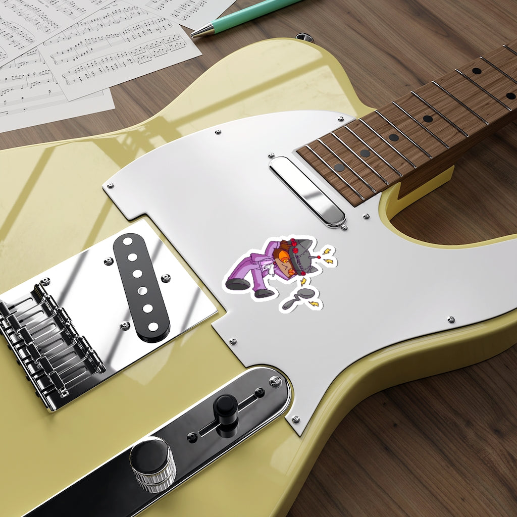 Psychic Cat Die-Cut Sticker