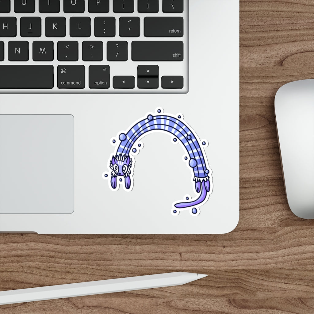 Long Cat Die-Cut Sticker