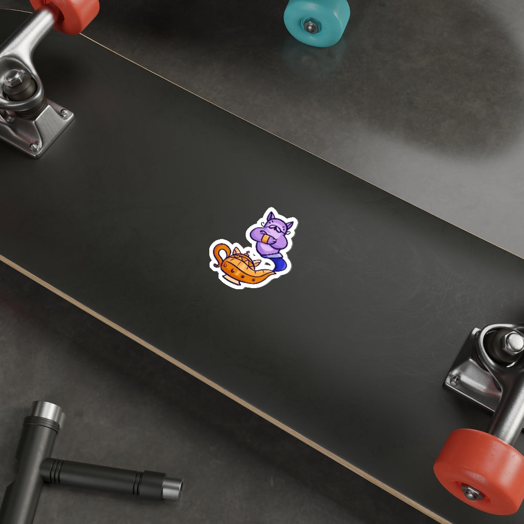 Djinn Cat Die-Cut Sticker