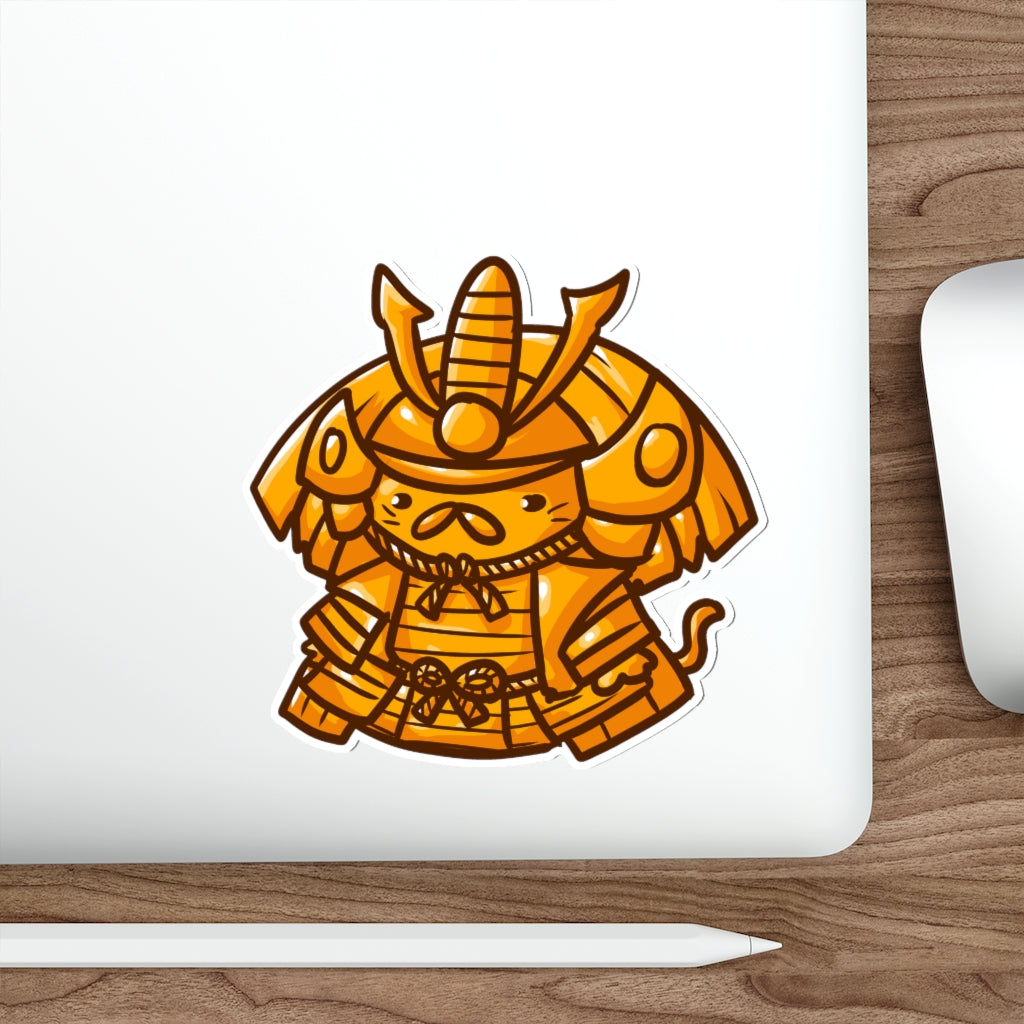 Shogun Cat Die-Cut Sticker