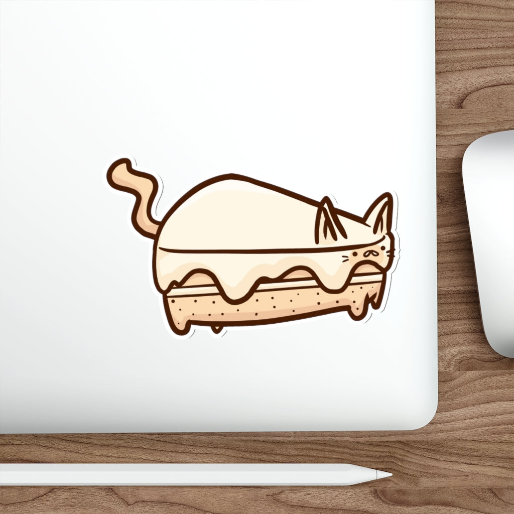 Cake Cat Die-Cut Sticker