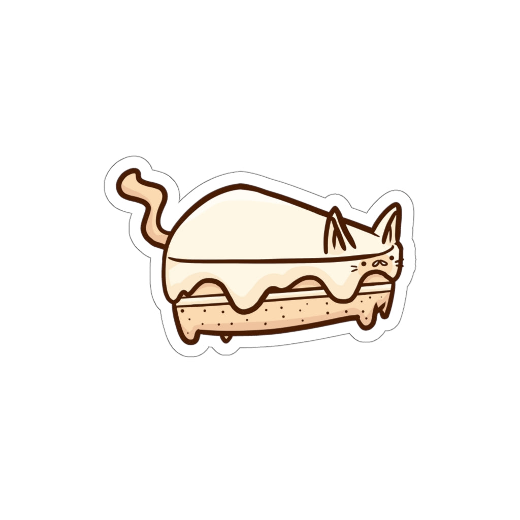 Cake Cat Die-Cut Sticker