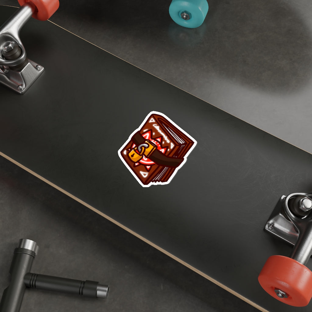 Grimoire Cat Die-Cut Sticker