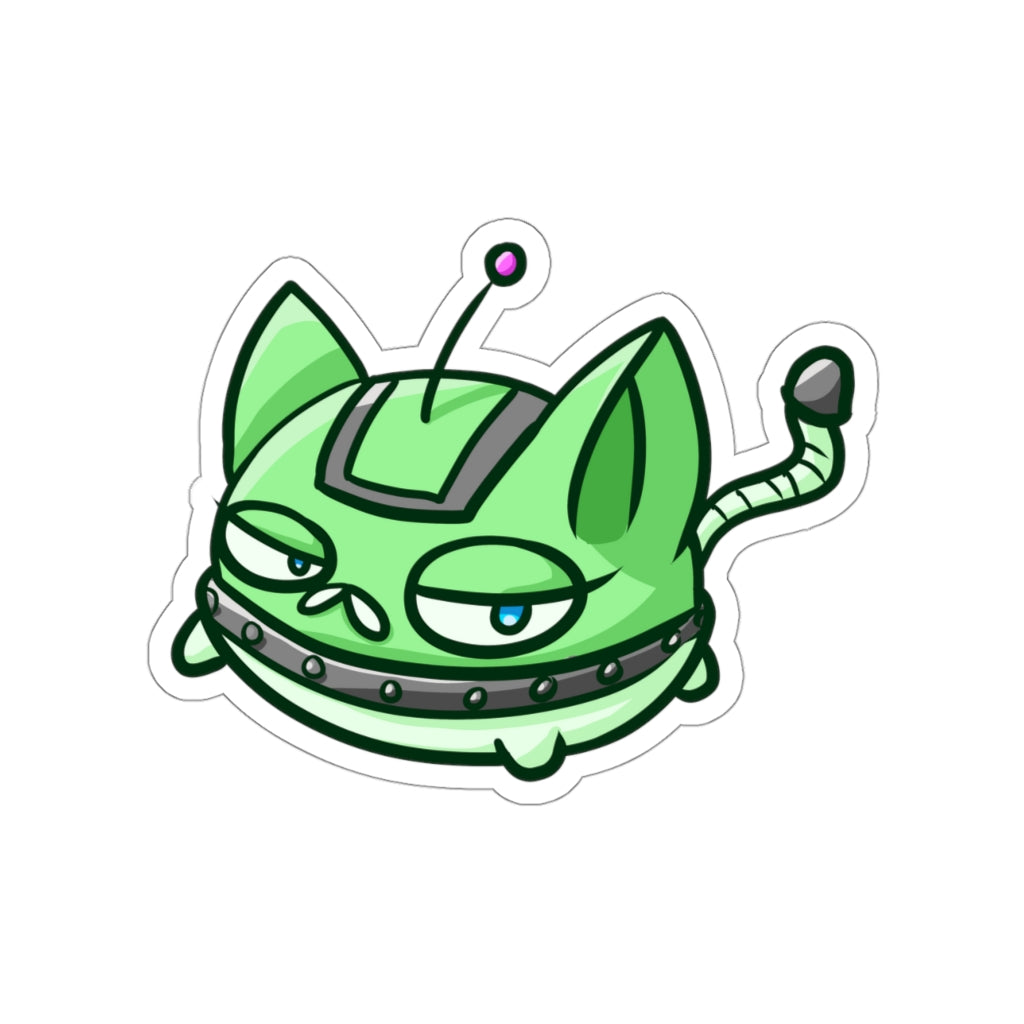 Vacuum Cat Die-Cut Sticker