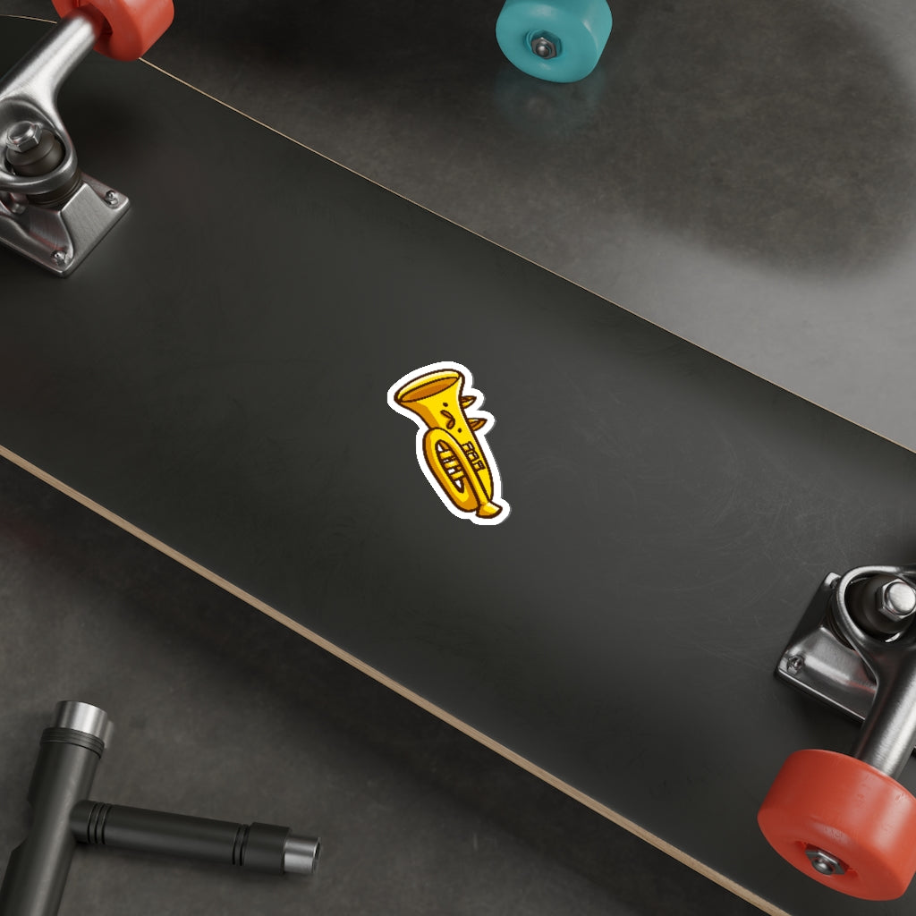 Cornet Cat Die-Cut Sticker