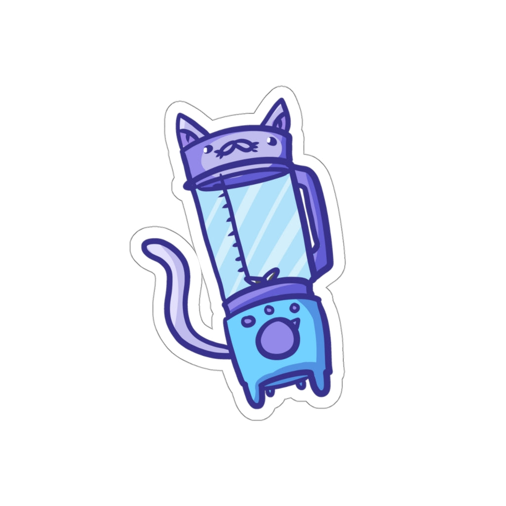 Blender Cat Die-Cut Sticker