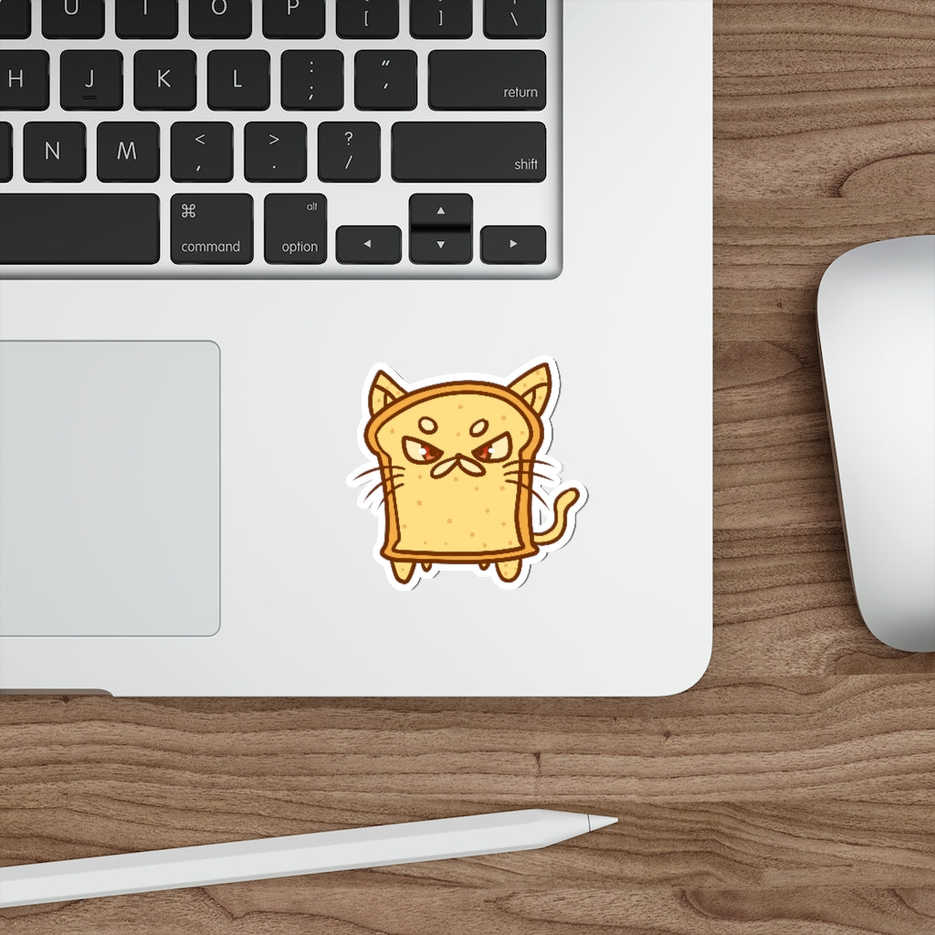 Bread Cat Die-Cut Sticker