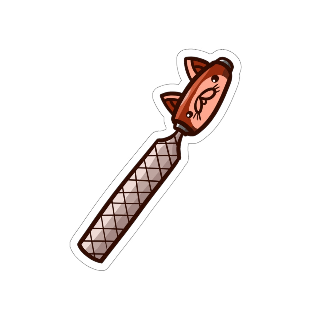 File Cat Die-Cut Sticker
