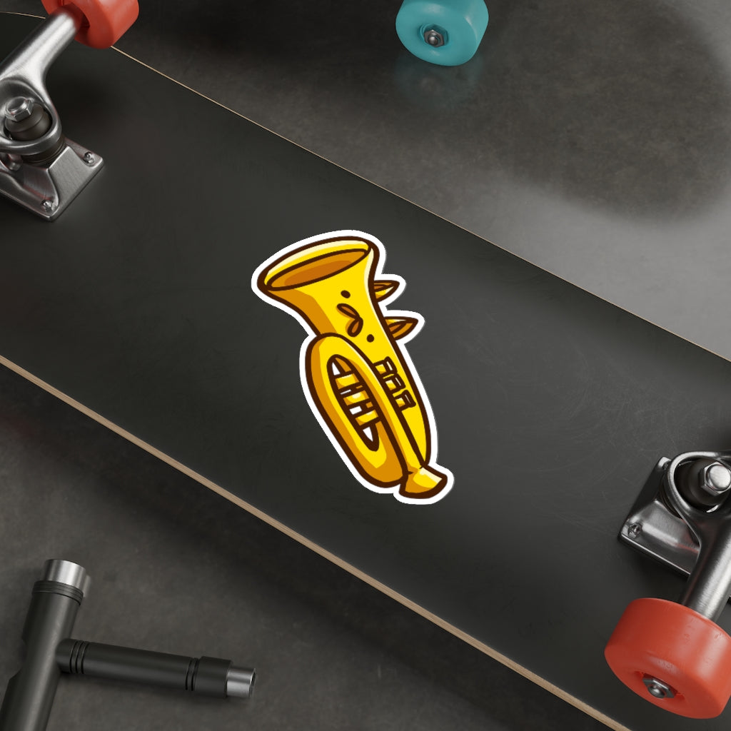 Cornet Cat Die-Cut Sticker