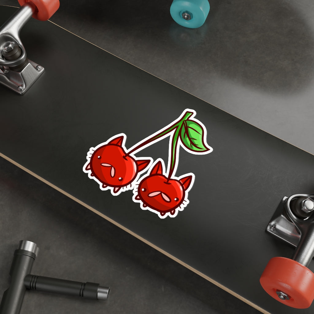 Cherry Cats Die-Cut Sticker