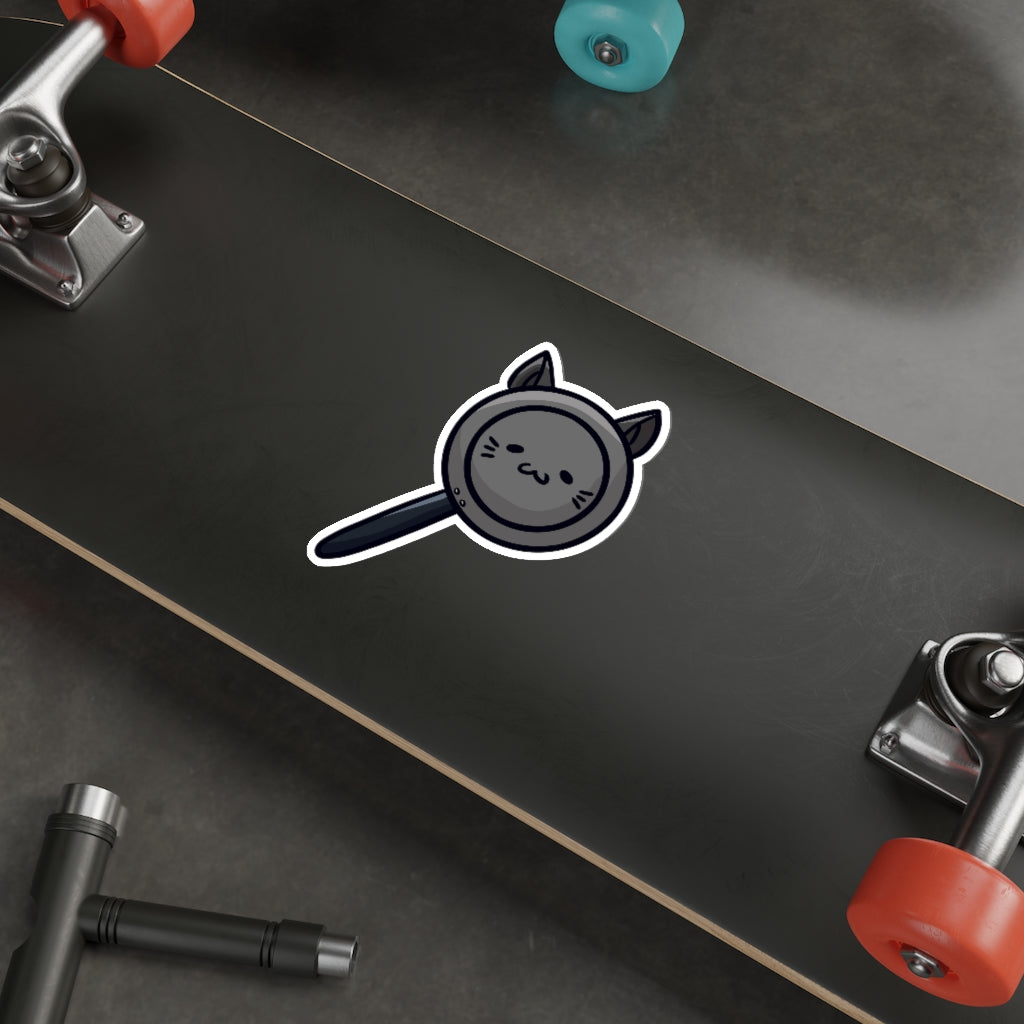 Pan Cat Die-Cut Sticker