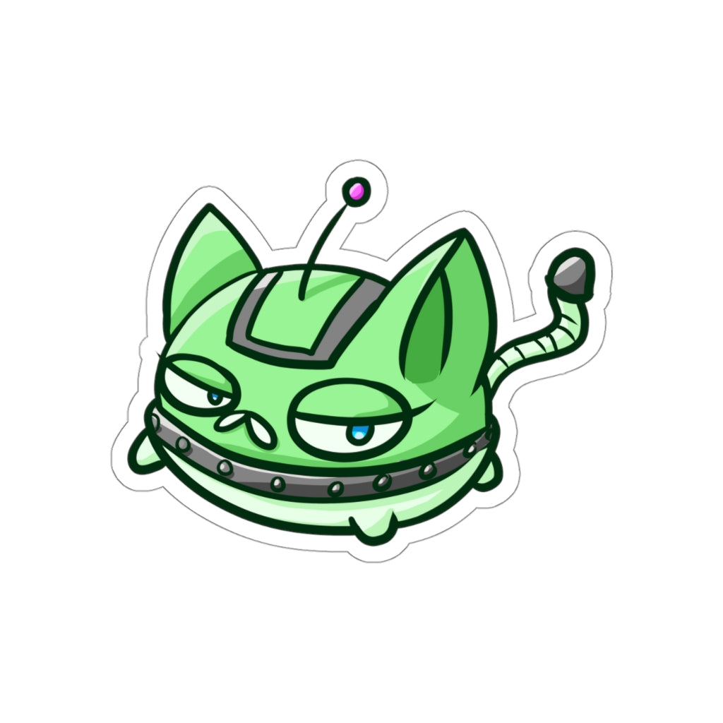 Vacuum Cat Die-Cut Sticker