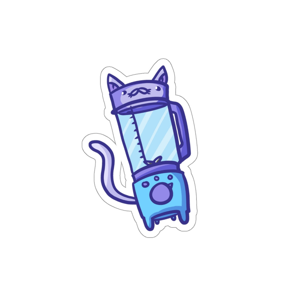 Blender Cat Die-Cut Sticker