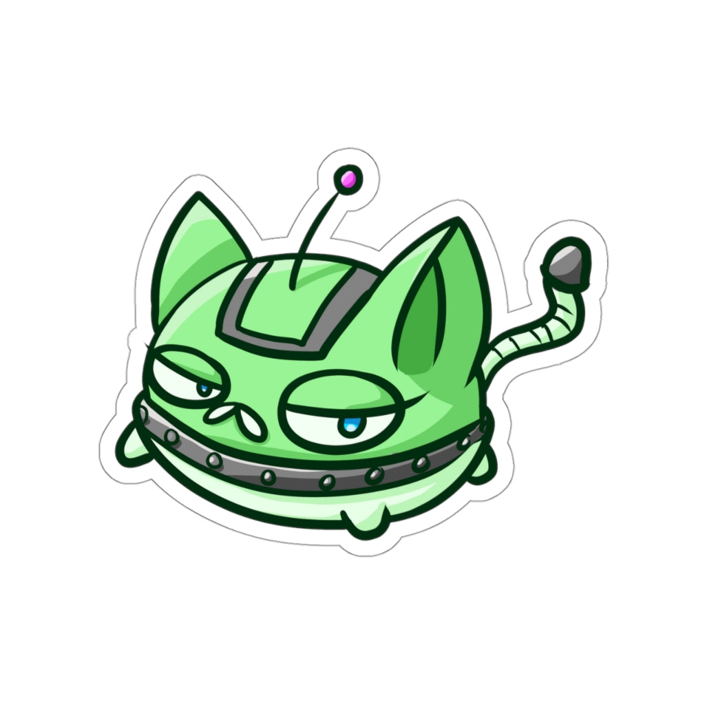 Vacuum Cat Die-Cut Sticker