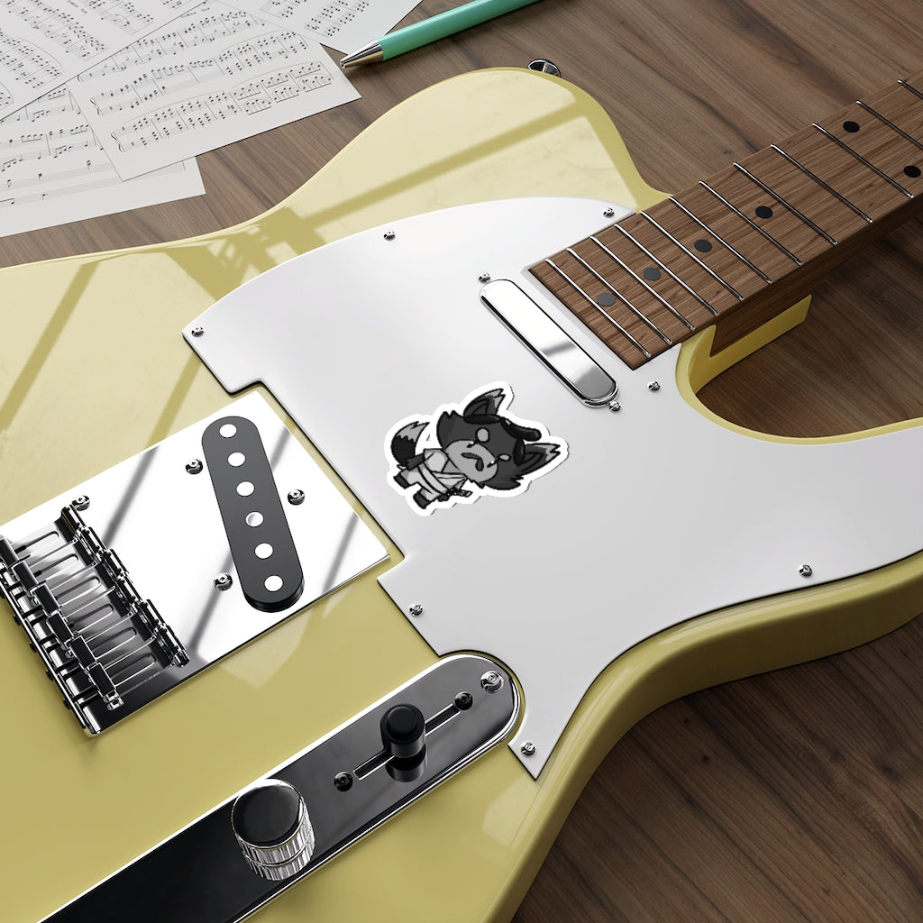 Gokenin Cat Die-Cut Sticker