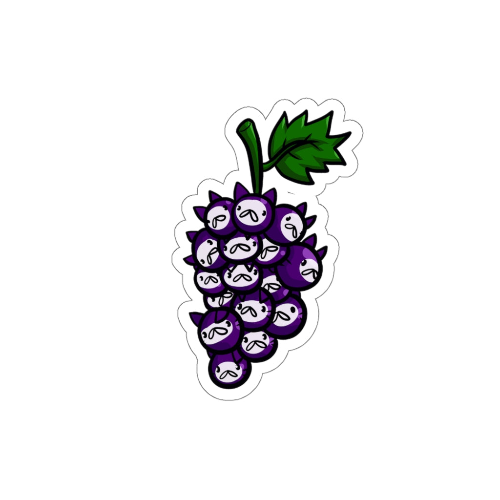 Grape Cats Die-Cut Sticker