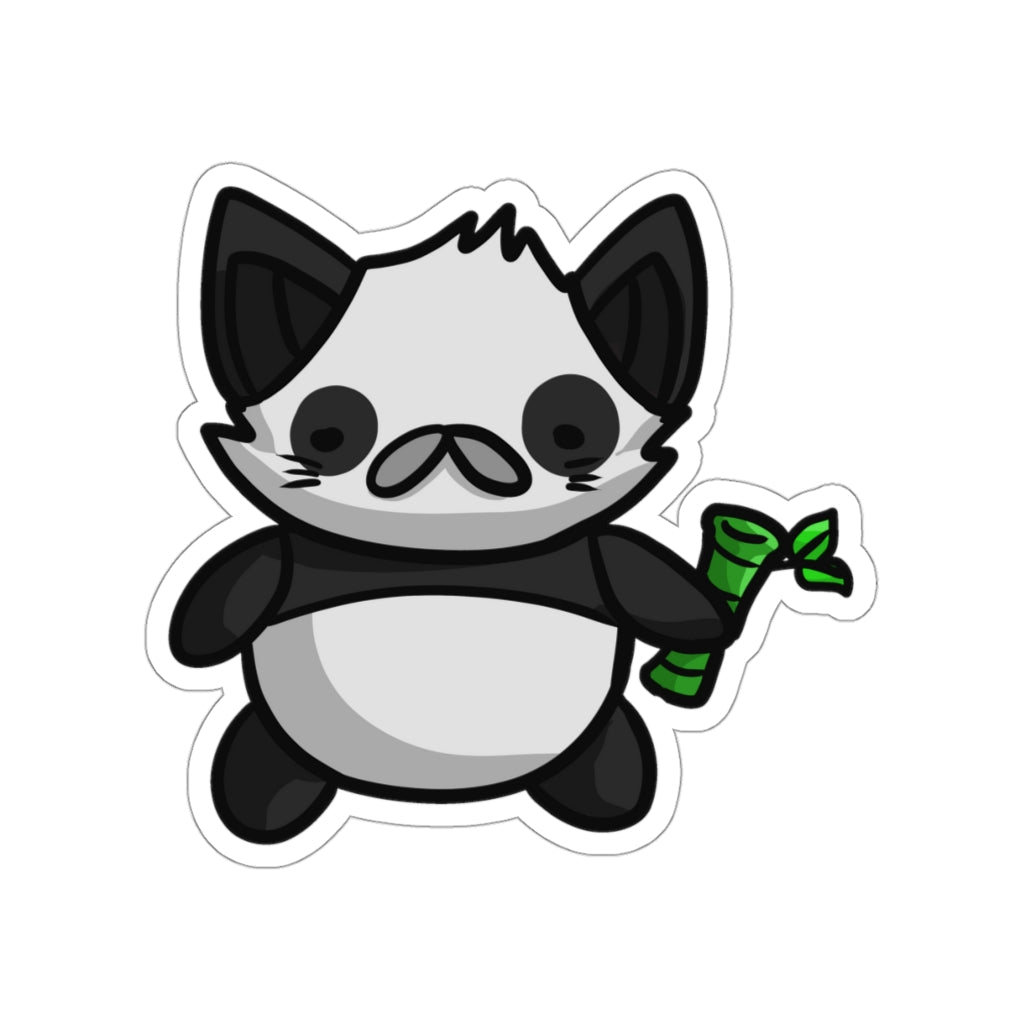 Panda Cat Die-Cut Sticker